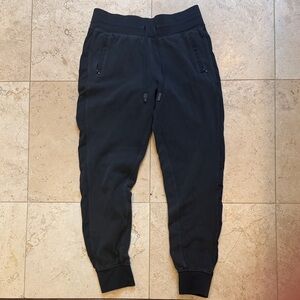 lululemon athletica Black Drawstring joggers pants size 6